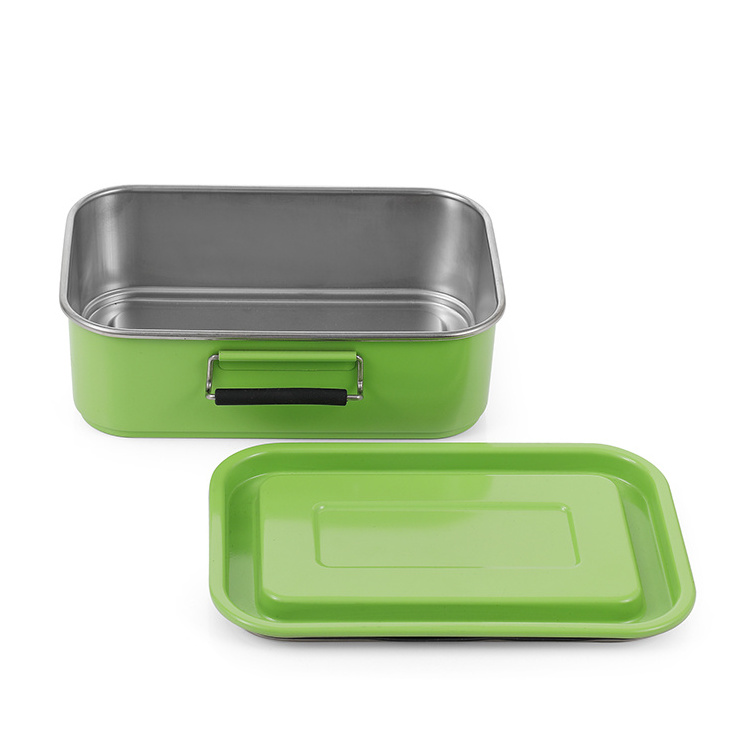 Japanese Style Stainless Steel 304 Thermal Insulation 900ML Tiffin Bento Lunch Box with Seal LID