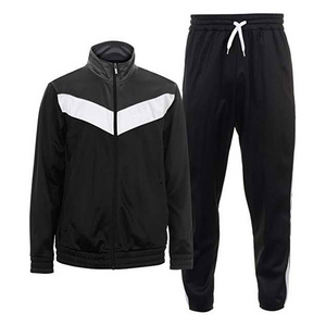 Mens Polyester Sportswear elasticated waist slim fit sports track suit men bulk wholesale tracksuit