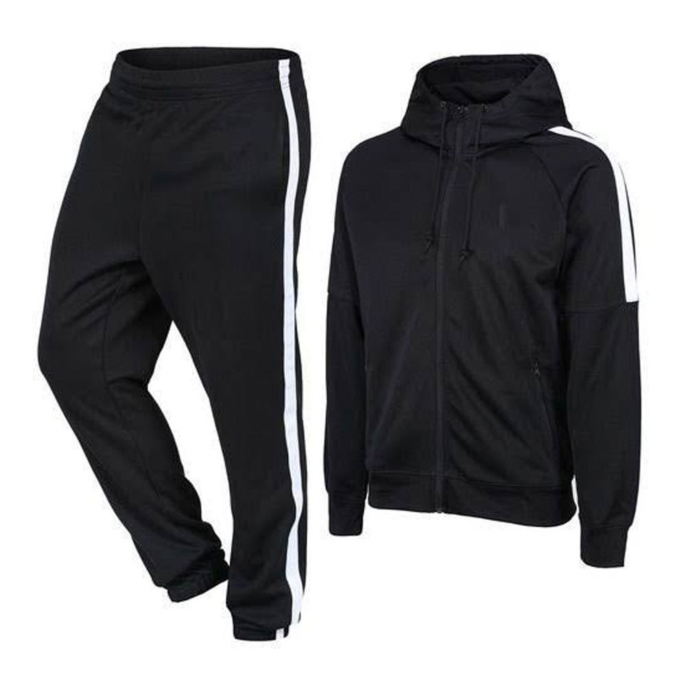 Mens Polyester Sportswear elasticated waist slim fit sports track suit men bulk wholesale tracksuit