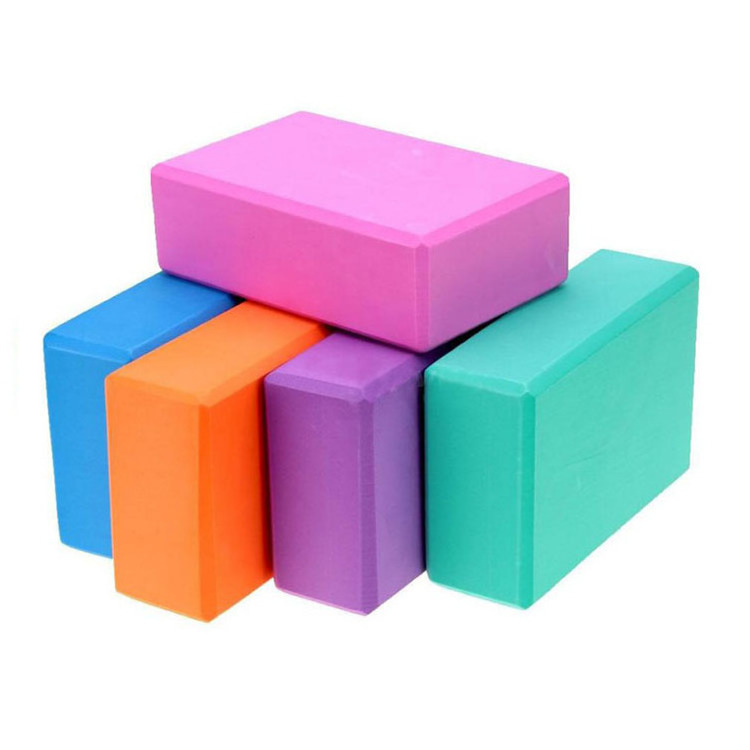 New Style Eco Friendly Custom Logo Moisture Resistant High Density EVA Foam Block Yoga Block