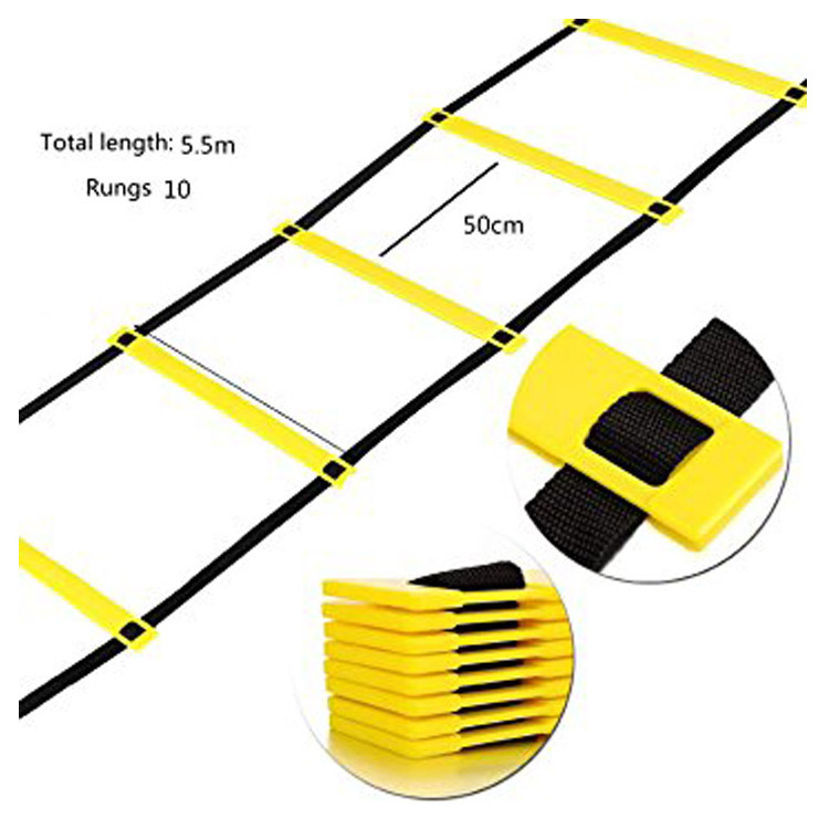 Football Equipment Set Training Speed Adjustable Sports Agility Ladder