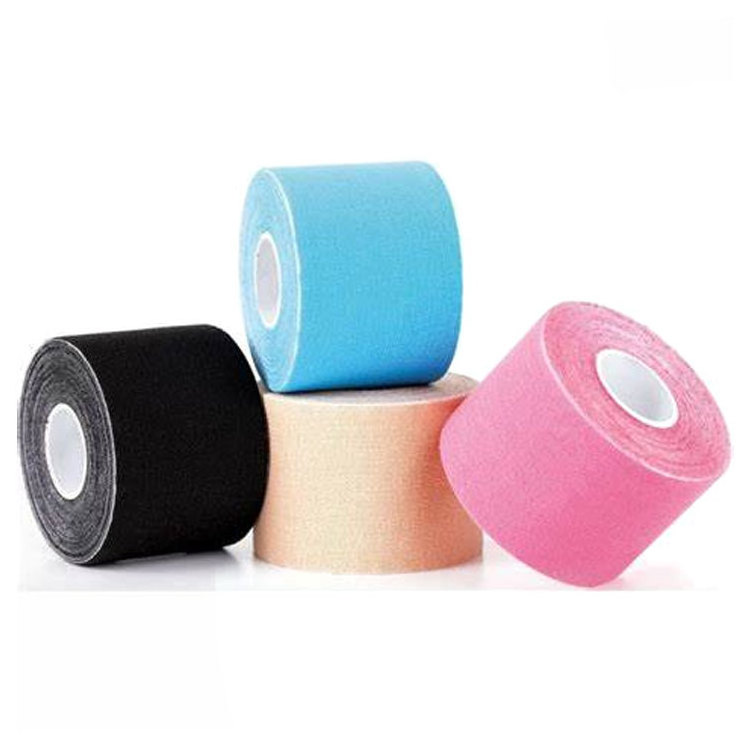 Wholesale Standard Roll Elastic Athletic Cotton 5cm Waterproof Sports Muscle Kinesiology Tape