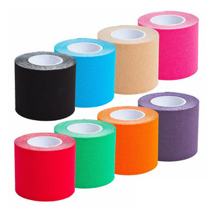 Wholesale Standard Roll Elastic Athletic Cotton 5cm Waterproof Sports Muscle Kinesiology Tape