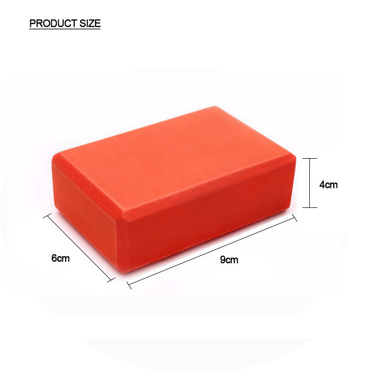 New Style Eco Friendly Custom Logo Moisture Resistant High Density EVA Foam Block Yoga Block