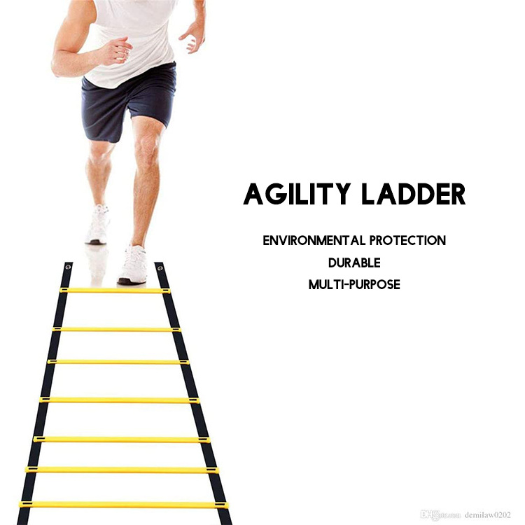 Custom Logo Adjustable Durable Fitness Flat Training Speed Agility Ladder