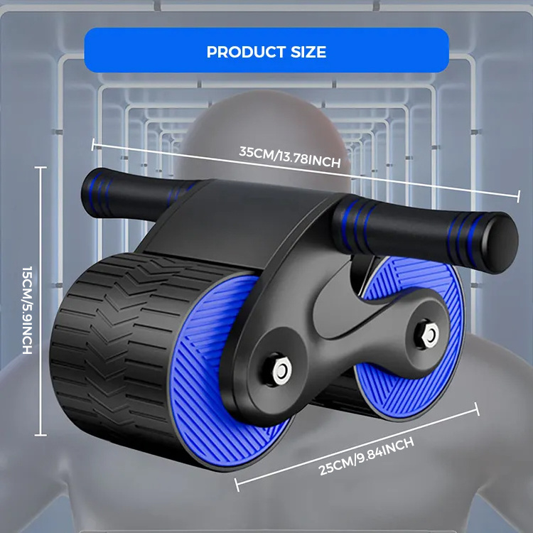 Custom Logo Beginners Abs Workout Automatic Rebound Abdominal Wheel