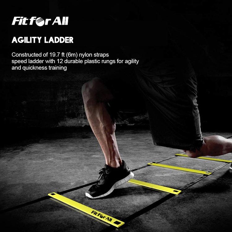 Custom Logo Adjustable Durable Fitness Flat Training Speed Agility Ladder