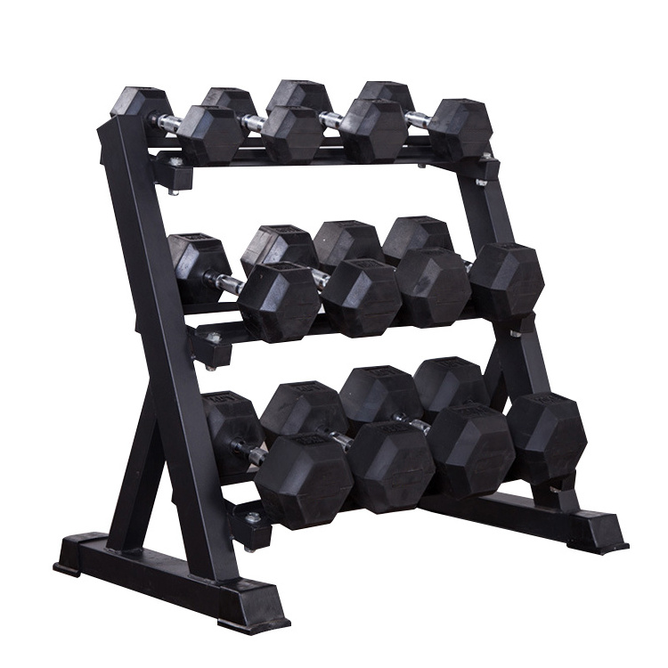 3-10Pairs Steel Multideck Dumbbell Rack For Commercial Gym USE