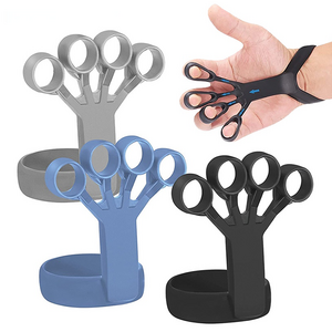 Device Finger Exercise Hand Strengthener Stretcher Hand Trainer Rehabilitation Training Equipment Muscle Tool Silicone Hand Grip