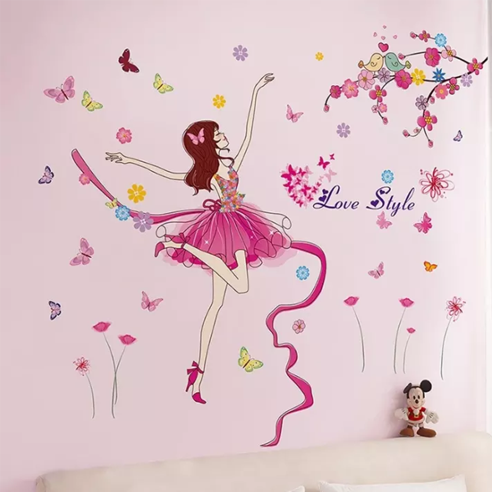 Custom Adhesive Large Removable Vinyl Living Bedroom Kids Rooms Decal Animals Wall Sticker