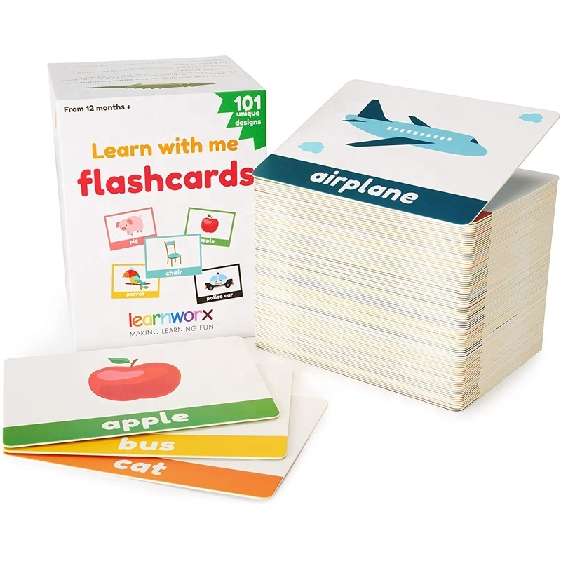 High Quality Material Flash Cards Printing for Toddlers Age 2-4 Years Old Educational Toys