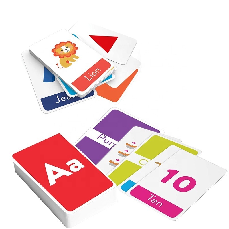 High Quality Material Flash Cards Printing for Toddlers Age 2-4 Years Old Educational Toys