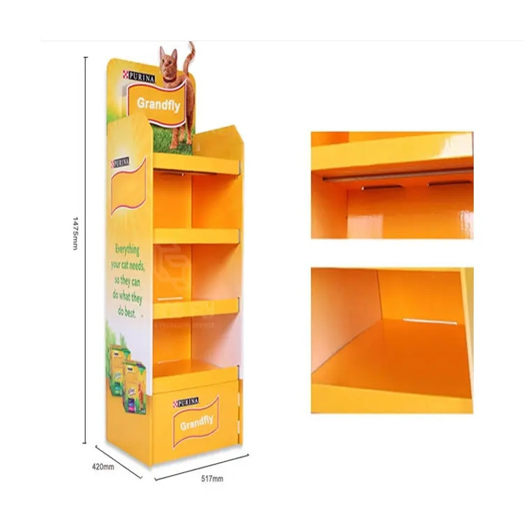 Customized PVC Foam Board Creative Advertising Pop Floor Display Stand Store Pop Display Stand