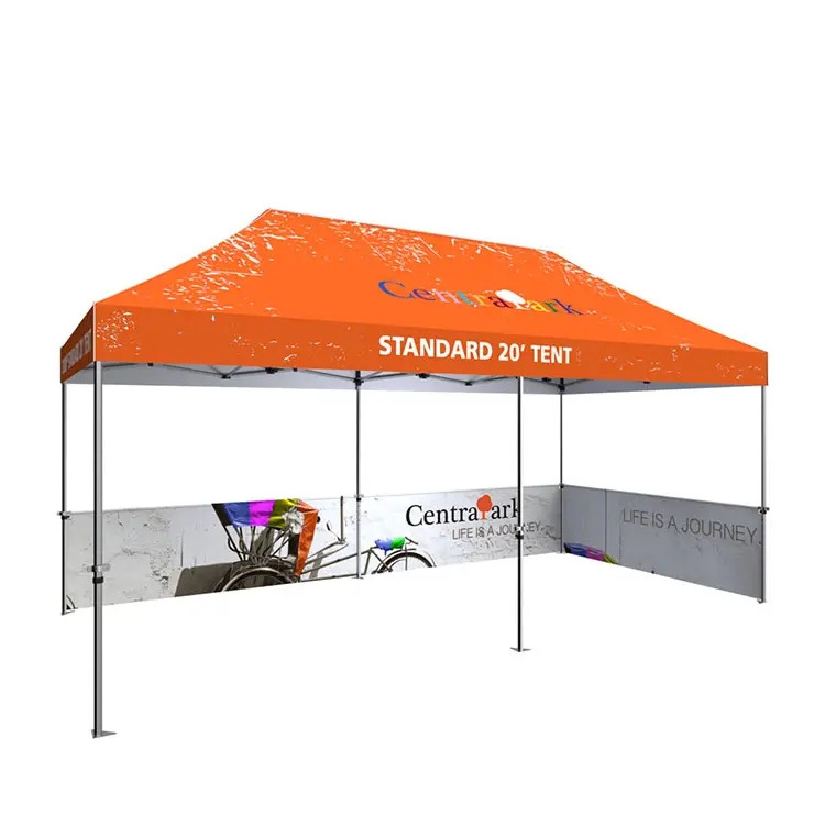 Portable Heavy Duty Tent Canopy Pop Up Folding Gazebo Tent With Sidewalls For Outdoor Sports Events