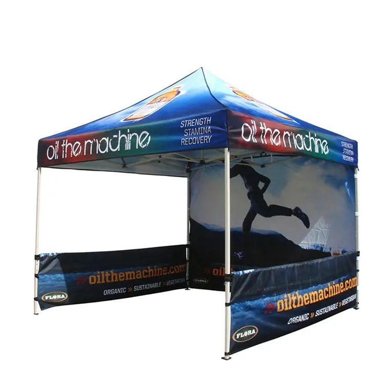 Portable Heavy Duty Tent Canopy Pop Up Folding Gazebo Tent With Sidewalls For Outdoor Sports Events OEM Wholesale Factory Supply