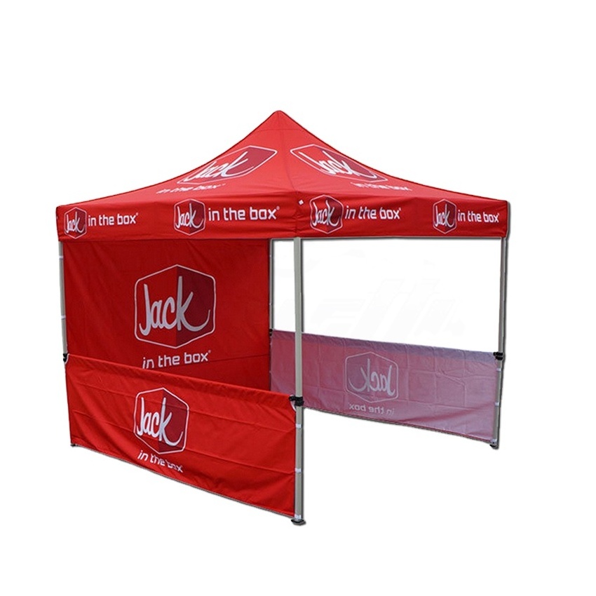 Factory Direct Custom Advertising Pop Up Tent Printing Easy Collapsible Pop Up Canopy Dual Top Commercial 10x20 Canopy Tent