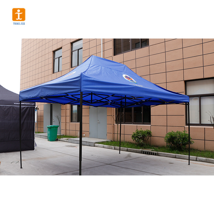 Custom Heavy-Duty 3x3m Cent Canopy Pop-Up Folding Gazebo Tent with Sidewalls for Outdoor Sports Events