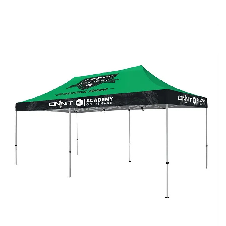 Custom Heavy-Duty 3x3m Cent Canopy Pop-Up Folding Gazebo Tent with Sidewalls for Outdoor Sports Events