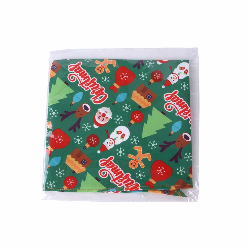 Ready To Ship 2023 Wholesale Pet Bandana Scarf Custom Dog Christmas Bandana For Dog