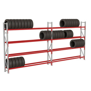 High Density Tire Storage Unit Traditional Tyre Rack Compatible Shelves For Tyres