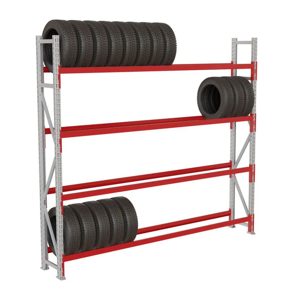 High Density Tire Storage Unit Traditional Tyre Rack Compatible Shelves For Tyres