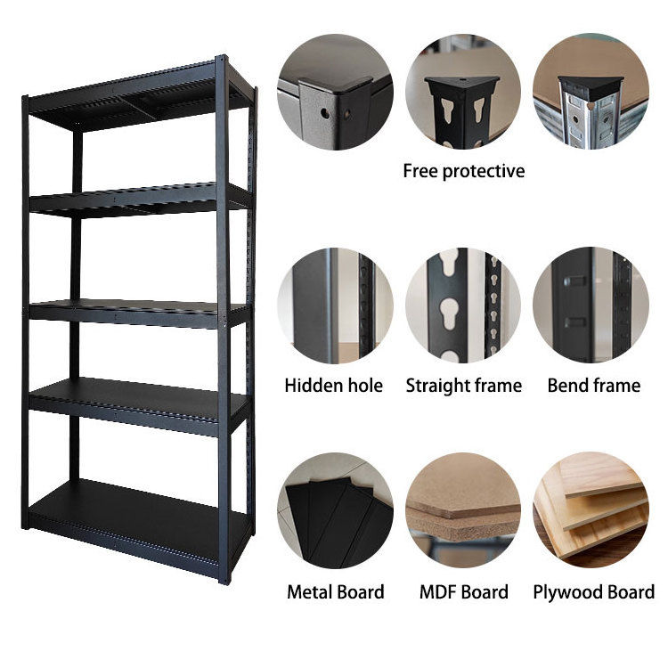 Galvanized steel Boltless Racking Shelving Powder Coating Rack Shelves Warehouse Storage Rack Shelf