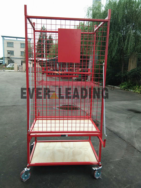 Powder coating metal auto detailing cart