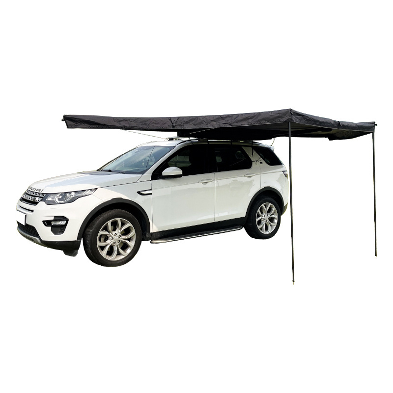 New Desig Car Camping Freestanding 180 Degree Car Awning Side Awning With LED Light