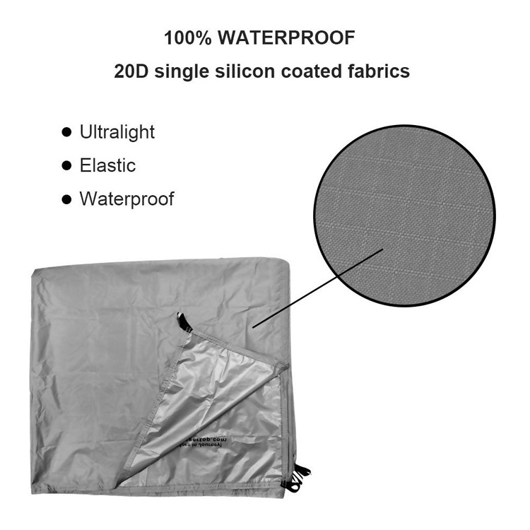 Ultralight Waterproof Tarp Outdoor Camping Hammock Rain Fly Anti UV Garden Awning Sun Shelter