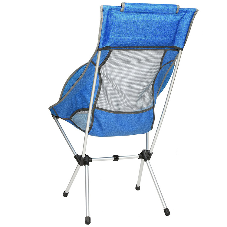 Lightweight Folding High Back Camping Chair with Headrest