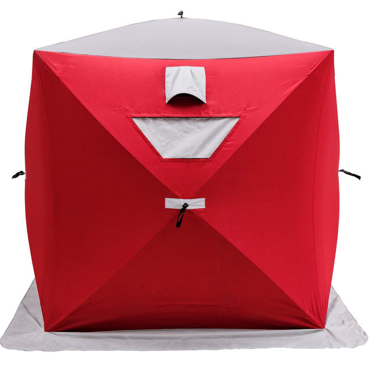 Camping Equipment Outdoor Portable Pop Up Fish Shelter Cube Winter Ice Fishing Tent