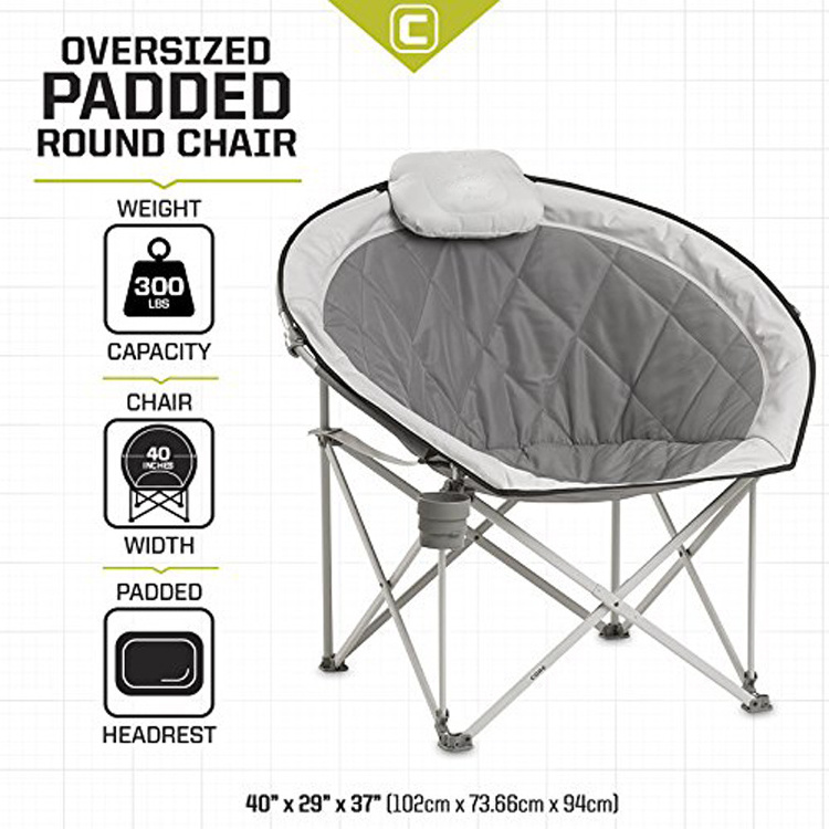 Heavy Duty Outdoor Aldi Folding Adult kids Camping Moon Chair