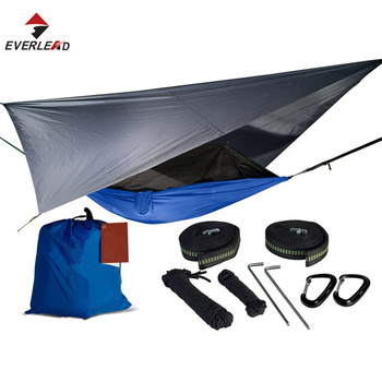 Outdoor Waterproof Sunshade Hammock With Mosquito Net And Rain Fly