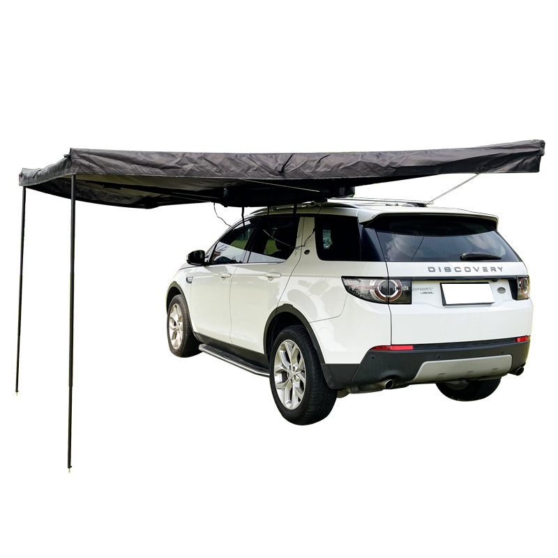 New Desig Car Camping Freestanding 180 Degree Car Awning Side Awning With LED Light