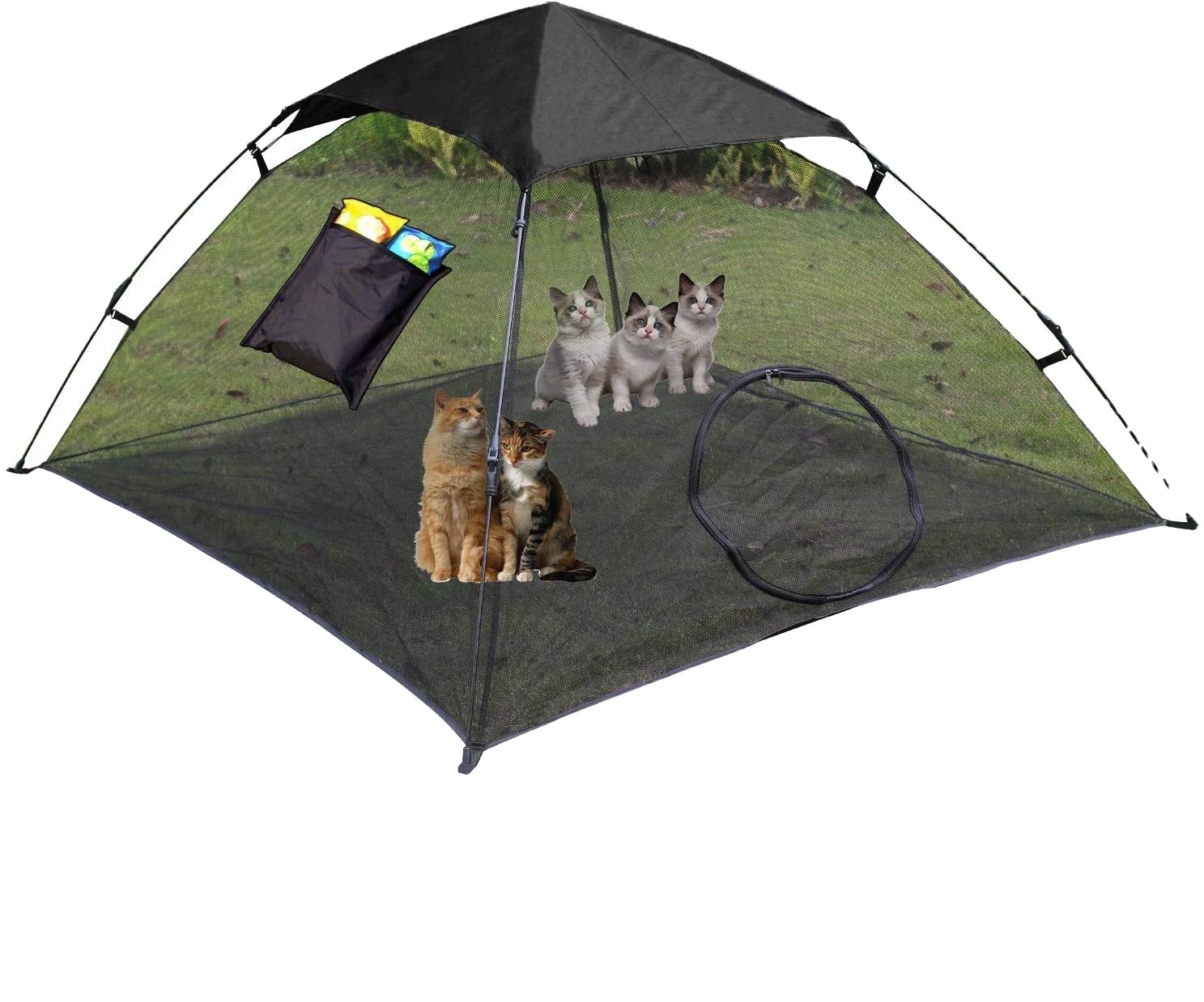 Premium Large Outdoor Pop up Foldable Pet Cat Bed Tent