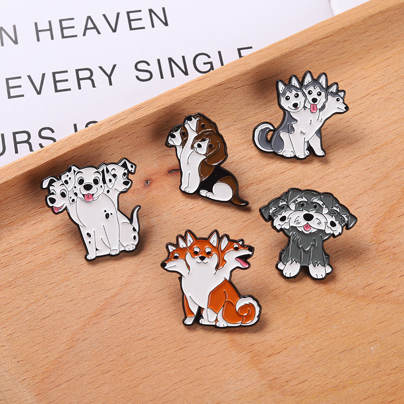 Cute Cartoon Bull Head Unicorn Fashion Hard Enamel Lapel Custom Badge Pin Lapel Pins Custom Pins