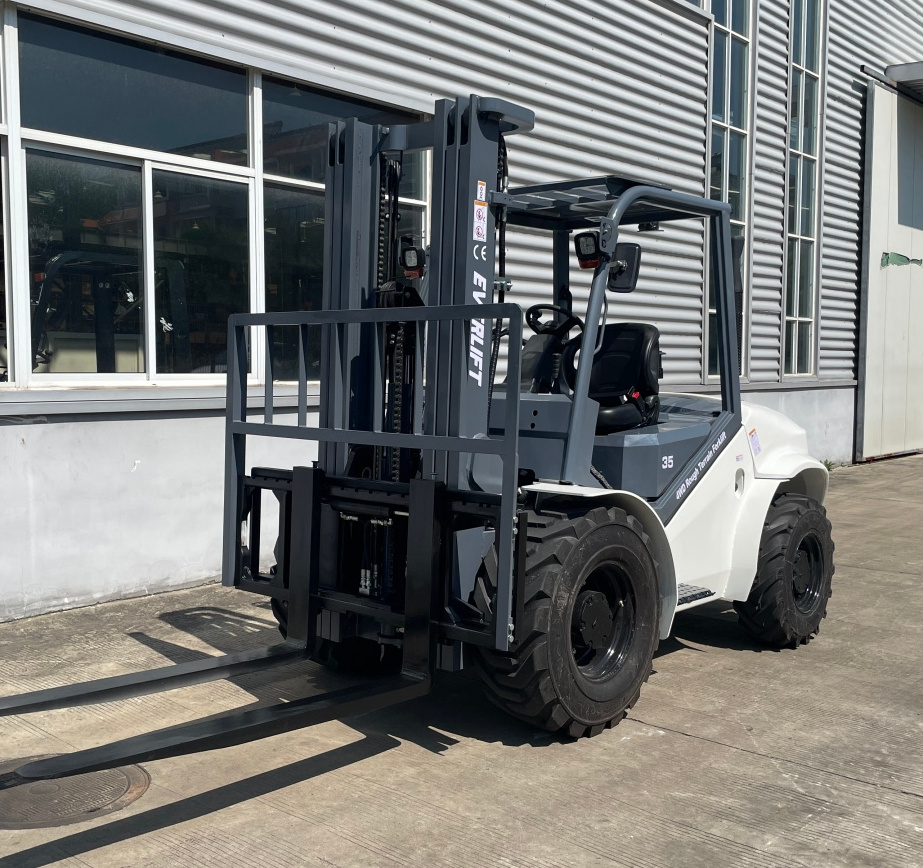 forklift price  diesel rough terrain heli forklift  4wd CPCD25R 3000mm -6000mm triplex mast  vacuum  tires