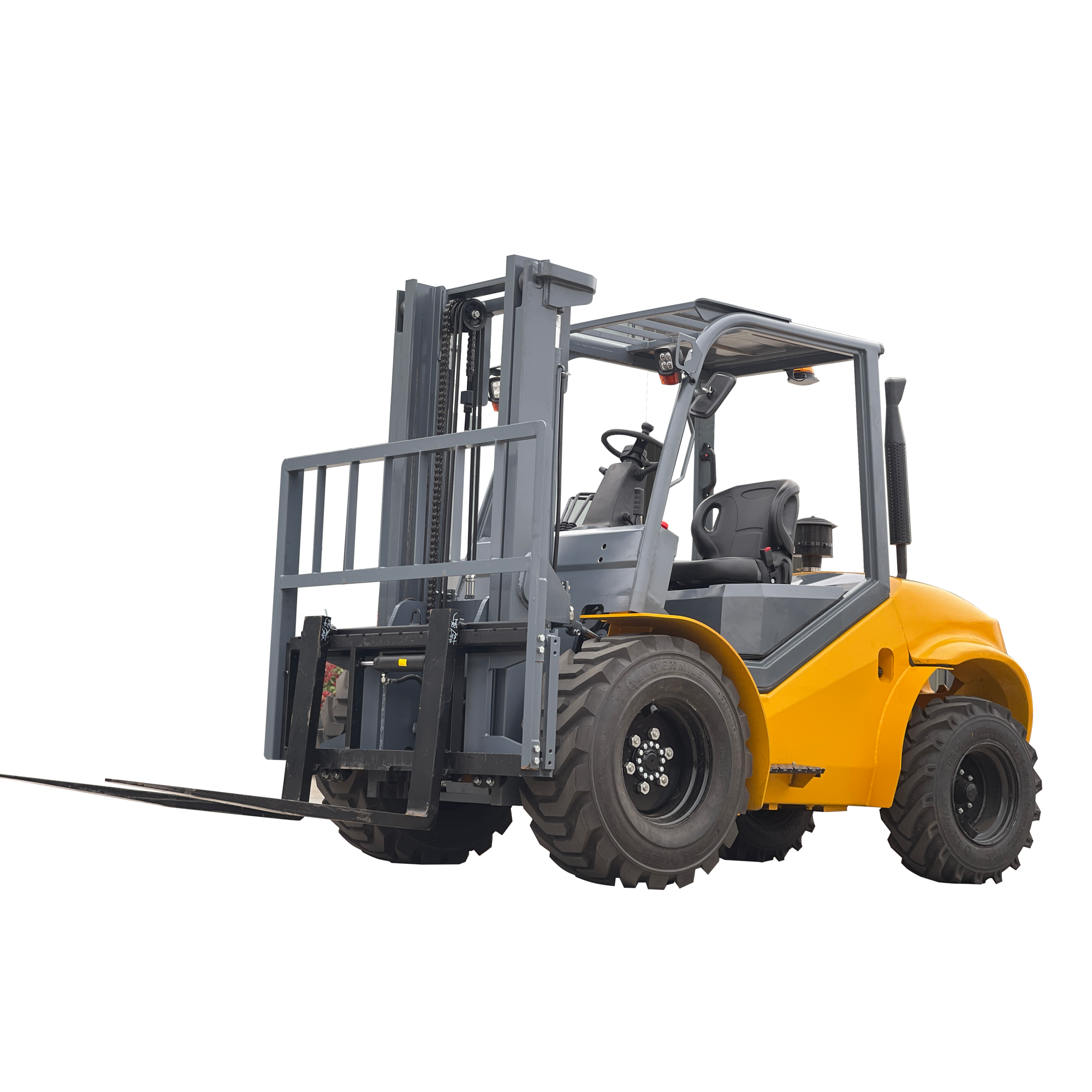 Top quality Outdoor use  rough terrain forklift 2500kg 3000kg 3500 kg 4x4 forklift 4wd truck with Yanmar engine