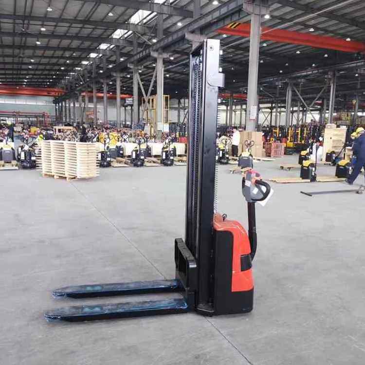 Factory Whole Sale Price ELES-15J 1.5Ton 3M  Full Electric Stacker Walkie Semi Electric Pallet Stacker Self loading Stacker