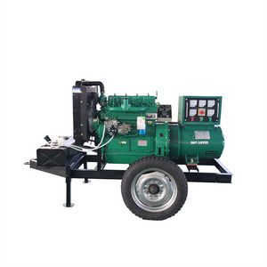 Small power 30KW mobile power station three-phase alternator Weifang 30 kW diesel generator set