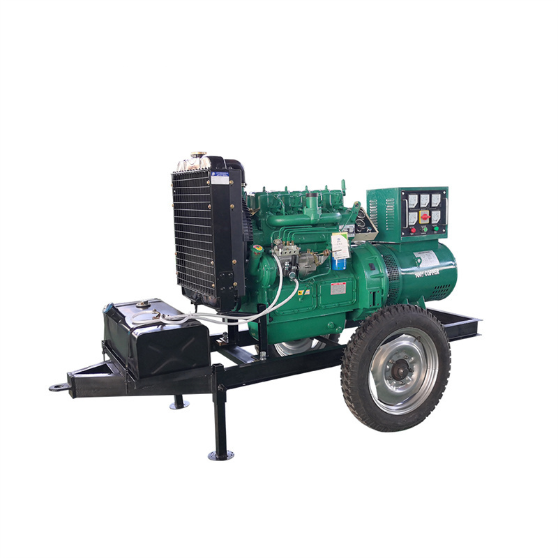 Small power 30KW mobile power station three-phase alternator Weifang 30 kW diesel generator set