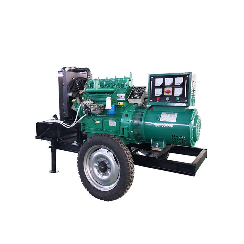 Small power 30KW mobile power station three-phase alternator Weifang 30 kW diesel generator set