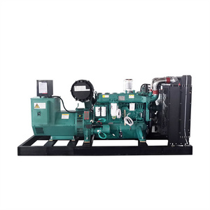 Generator Set Low Fuel Consumption Full Power 200 KW 12V DC Electric Start,24v DC Electric Start Open Air Generator 1500rpm 360A