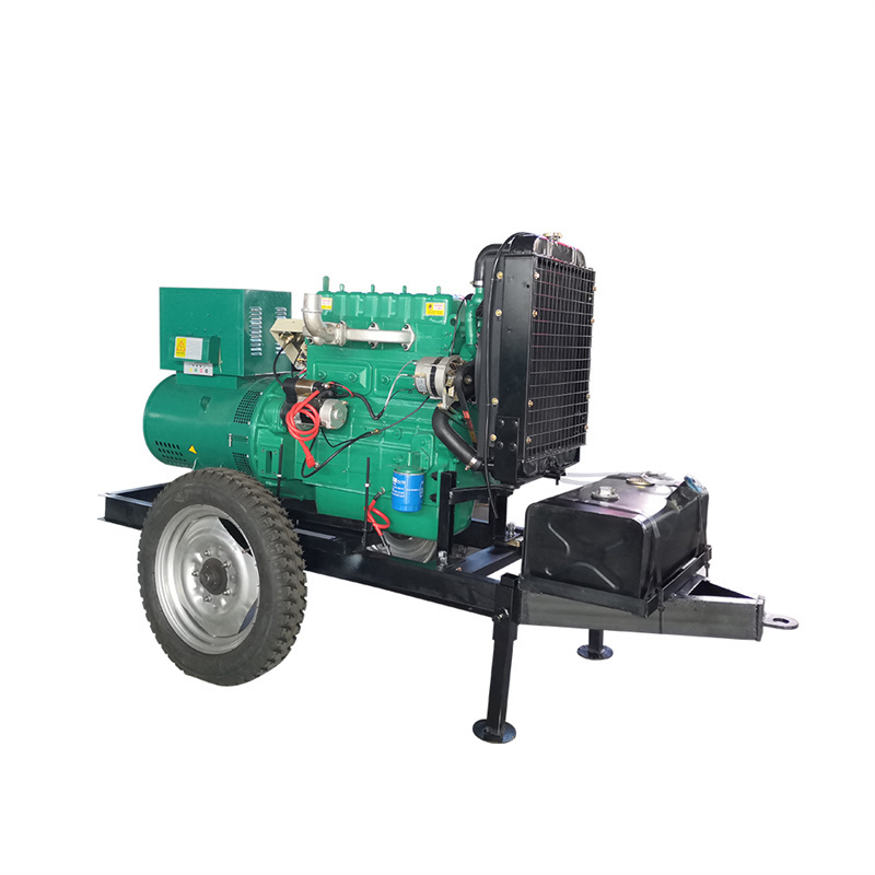 Small power 30KW mobile power station three-phase alternator Weifang 30 kW diesel generator set