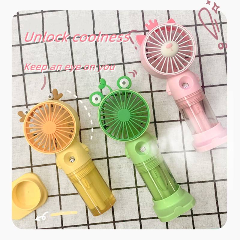 Personal Hand-held Handheld Spray small fan Mini Rechargeable Portable Fan Outdoor Humidification Cool Mist Fans