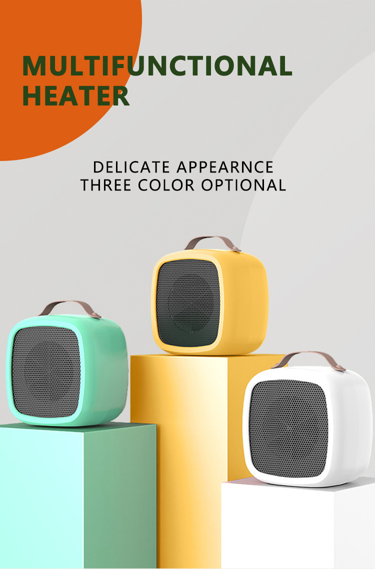 home heaters 500W Portable Space Heater Electric with Thermostat  PTC Ceramic Small fan Heater electric