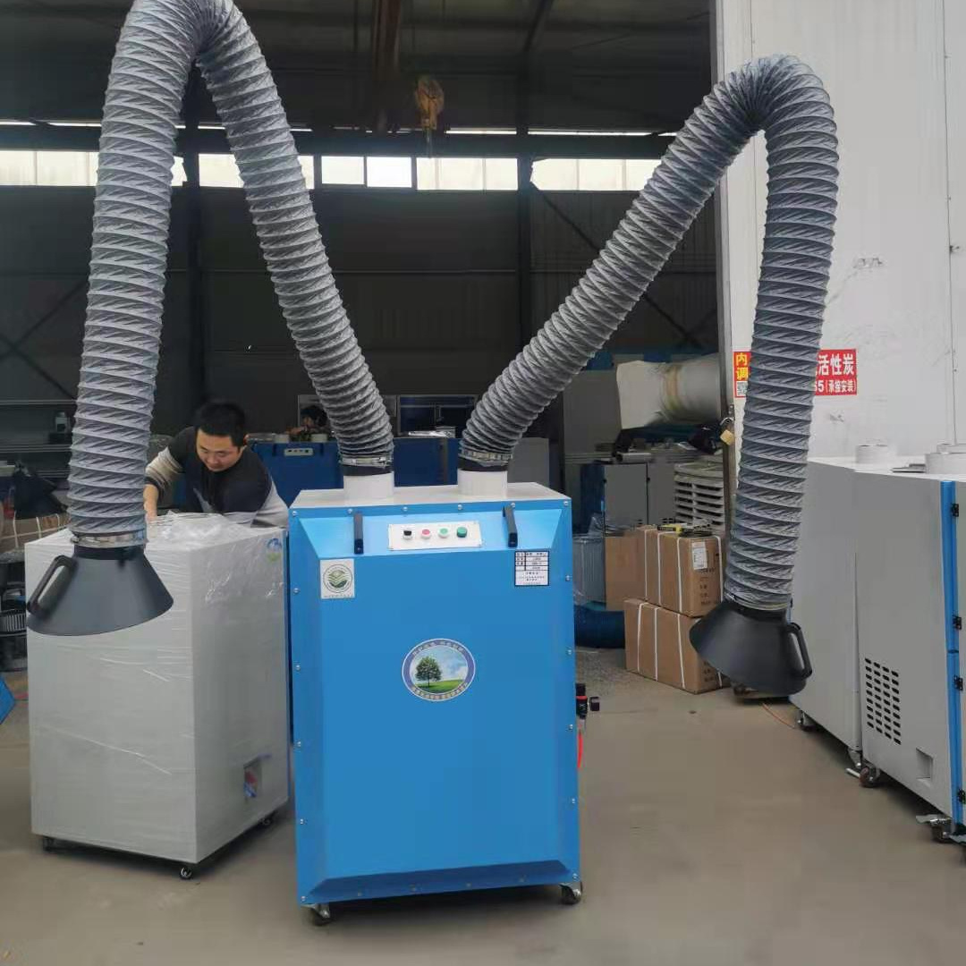 soldering laser machine Weld Air Fume Extractor with flexible arms