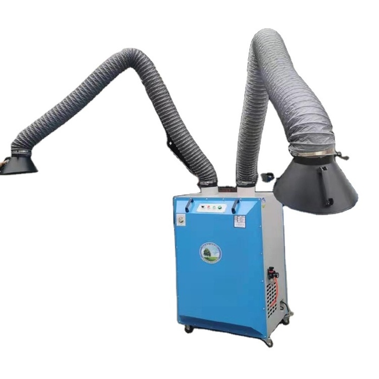 soldering laser machine Weld Air Fume Extractor with flexible arms