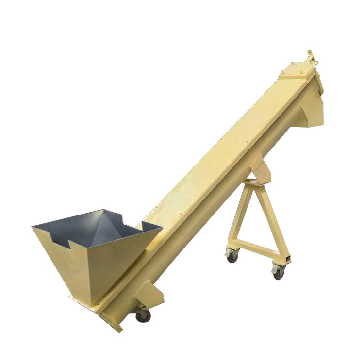 Shavings  And  Wood  Chips  Inclined  Transport    Auger   Screw  Conveyor