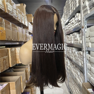 Factory Outlet Dark Brown European Human Hair Wig Jewish Wig Sheitel Shevy/Irene/MiriJewish Wig Kosher Wigs With Silk Top